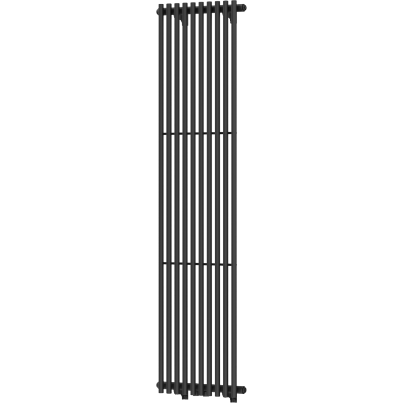 Mexen Tulsa dekoratívny radiátor 1600 x 420 mm, 613 W, čierny - W219-1600-420-00-70
