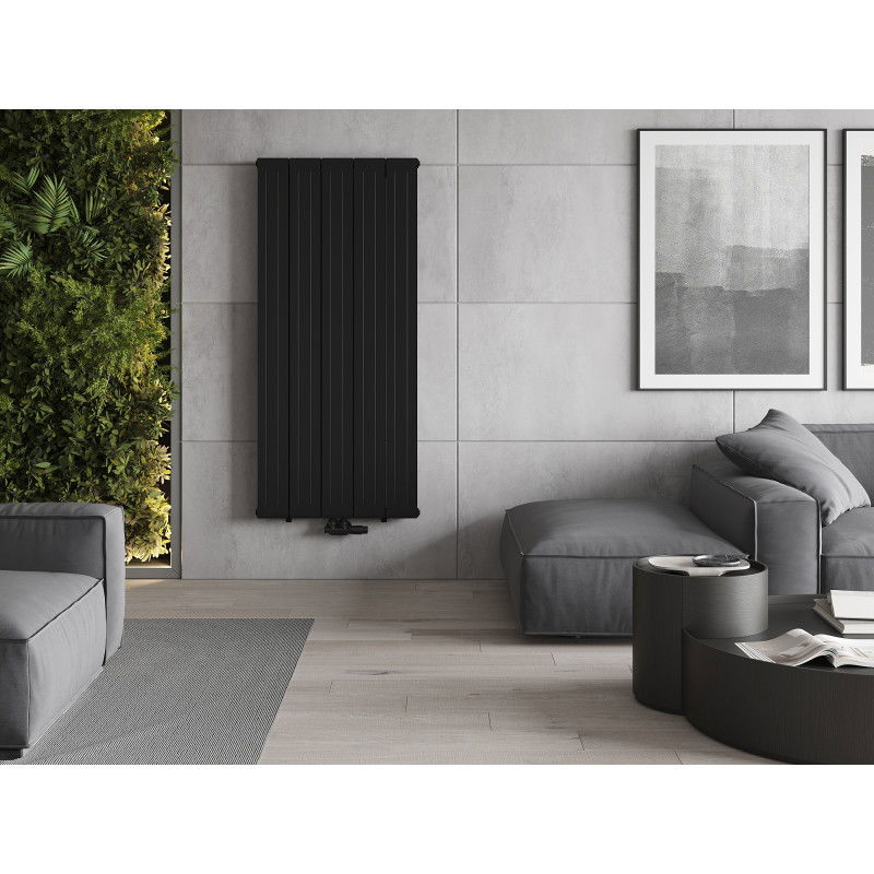 Mexen Waco dekoratívny radiátor 1544 x 694 mm, 1550 W, čierny - W217-1544-694-00-70