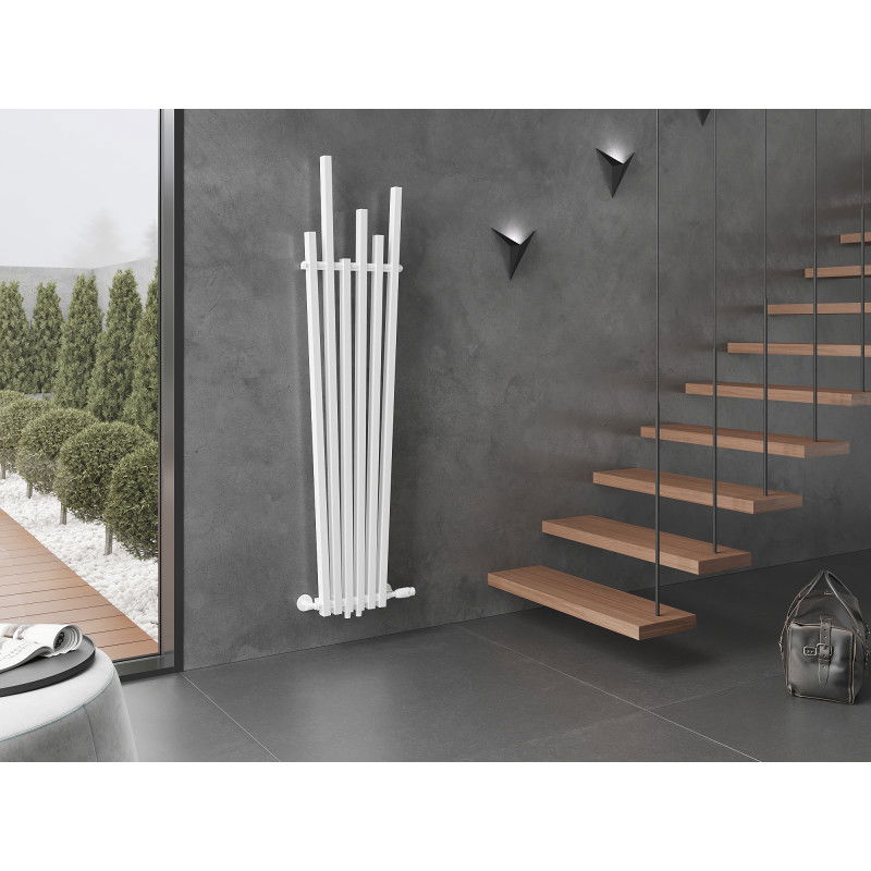 Mexen Omaha dekoratívny radiátor 1800 x 420 mm, 655 W, biely - W208-1800-420-00-20