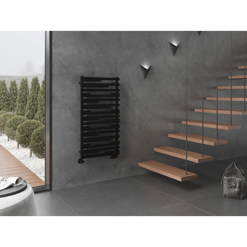 Mexen Provo dekoratívny radiátor 1125 x 600 mm, 799 W, čierny - W209-1125-600-00-70