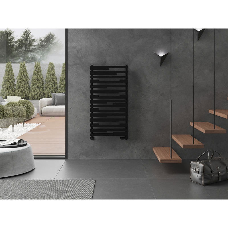 Mexen Provo dekoratívny radiátor 1125 x 600 mm, 799 W, čierny - W209-1125-600-00-70