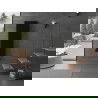 Mexen Topeka dekoratívny radiátor 1400 x 400 mm, 995 W, Čierna - W210-1400-480-00-70