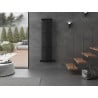 Mexen Tulsa dekoratívny radiátor 1600 x 420 mm, 613 W, čierny - W219-1600-420-00-70