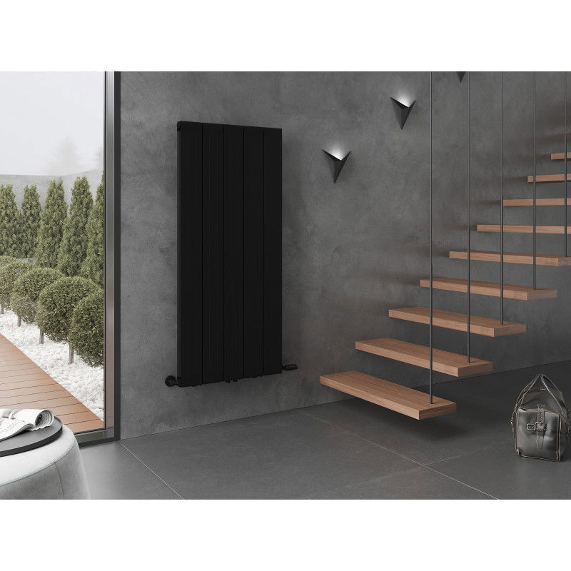 Mexen Waco dekoratívny radiátor 1544 x 694 mm, 1550 W, čierny - W217-1544-694-00-70