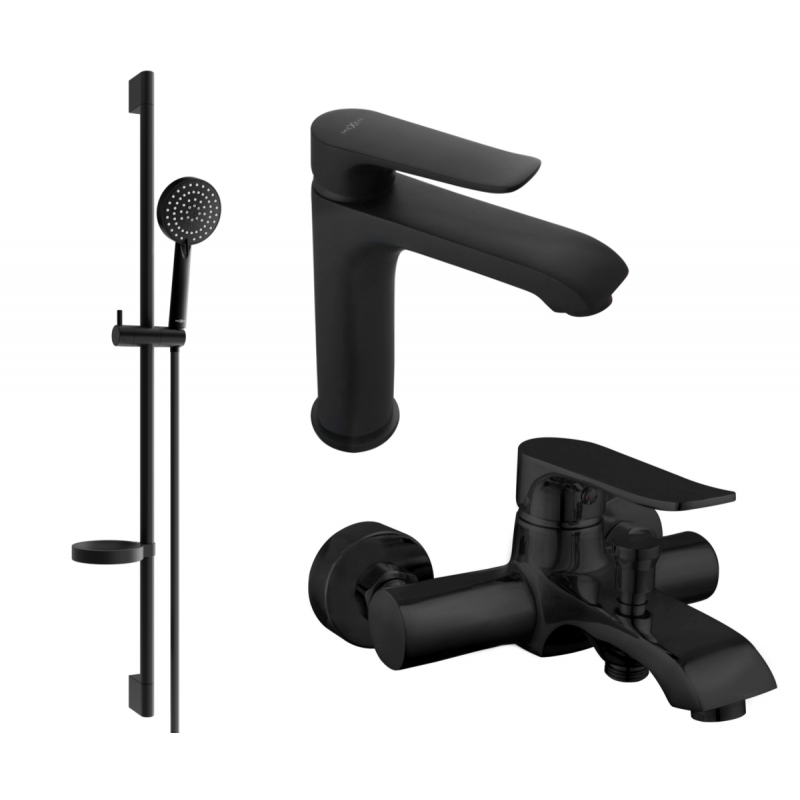 Mexen Pecos DS75 vaňový set, čierny - 72703DS75-70