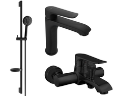 Mexen Pecos DS75 vaňový set, čierny - 72703DS75-70