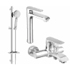 Mexen Pecos DQ40 vaňový set, chróm - 72713DQ40-00