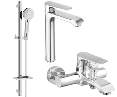 Mexen Pecos DQ40 vaňový set, chróm - 72713DQ40-00
