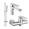 Mexen Pecos DQ72 sprchový set, chróm - 72704DQ72-00