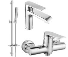 Mexen Pecos DQ72 sprchový set, chróm - 72704DQ72-00