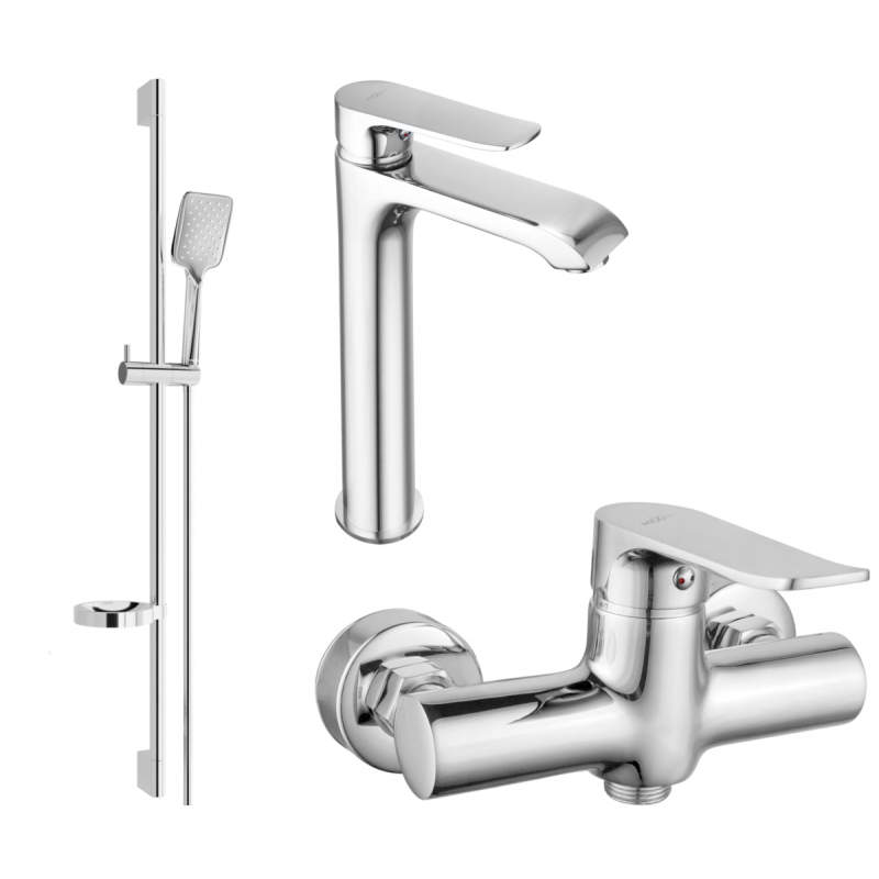 Mexen Pecos DS62 sprchový set, chróm - 72714DS62-00