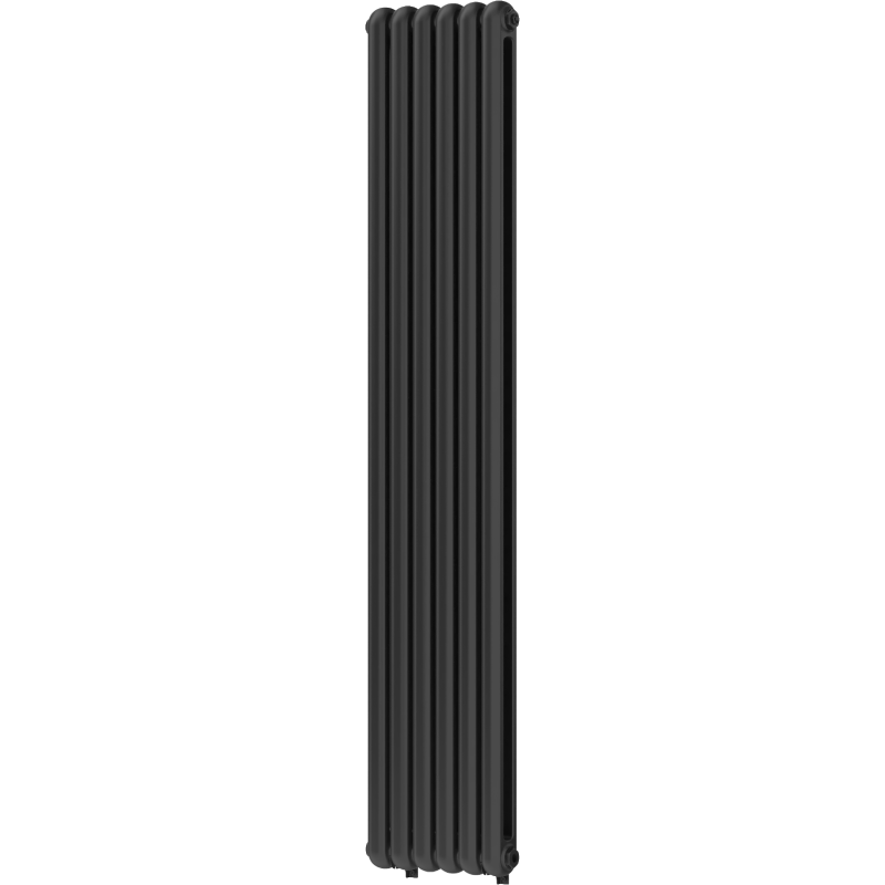 Mexen Kent dekoratívny radiátor 1882 x 380 mm, 1392 W, čierny - W216-1882-380-00-70