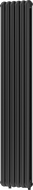Mexen Kent dekoratívny radiátor 1882 x 380 mm, 1392 W, čierny - W216-1882-380-00-70