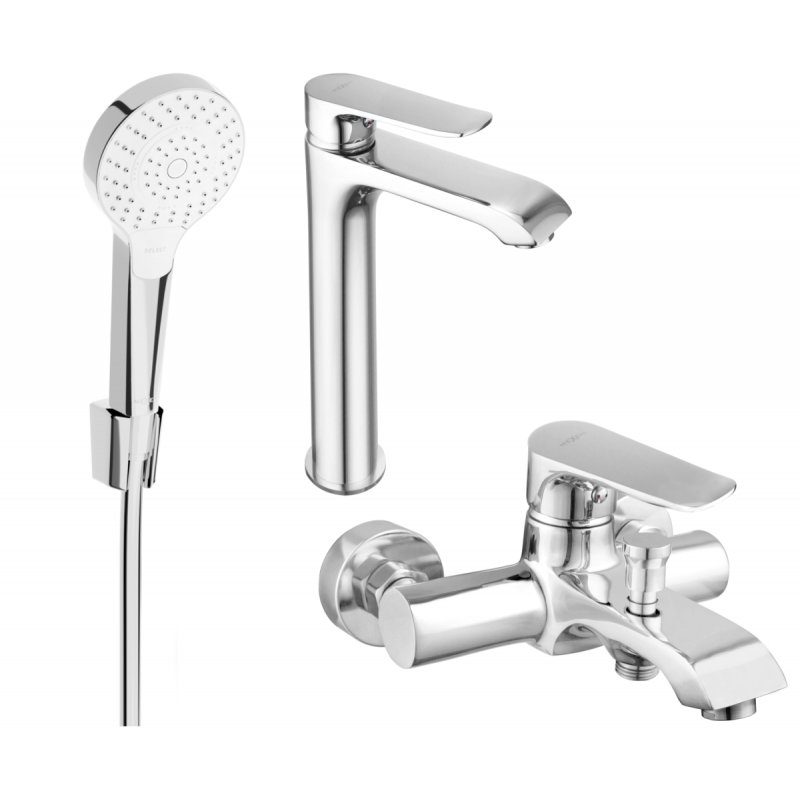 Mexen Pecos R05 vaňový set, chróm - 72713R05-00