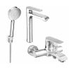 Mexen Pecos R75 vaňový set, chróm - 72713R75-00