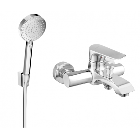 Mexen Pecos R75 kúpeľňová batéria so sprchovou súpravou, chróm - 7273R75-00