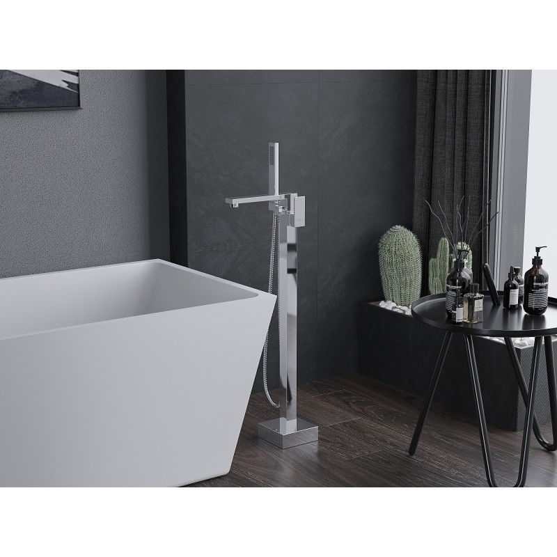 Mexen Urano voľne stojaca vaňová batéria, chróm - 75233-00