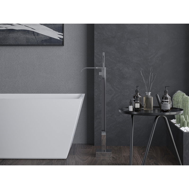 Mexen Lava samostatne stojaca vaňová batéria, chróm - 752433-00