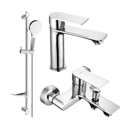 Mexen Royo DF05 vaňový set, chróm - 72203DF05-00
