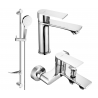 Mexen Royo DF05 vaňový set, chróm - 72203DF05-00