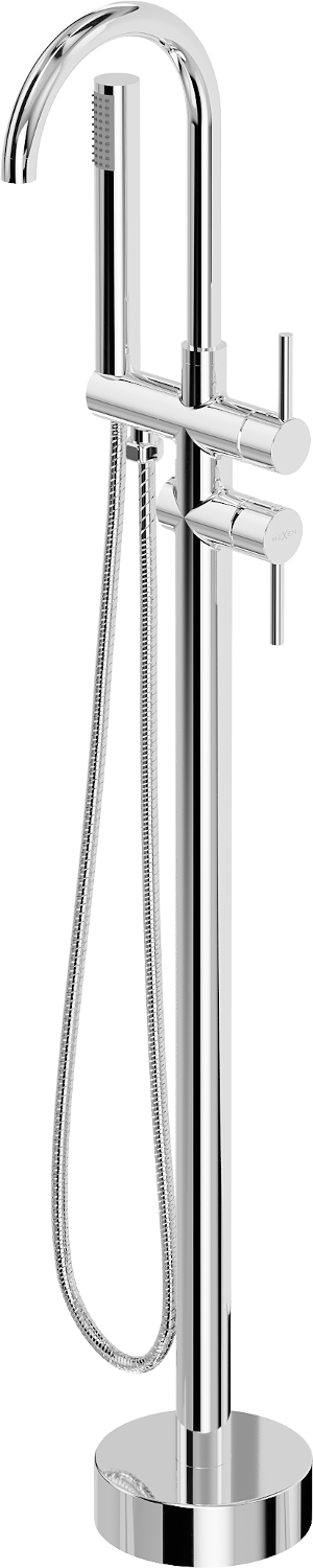 Mexen Alma voľne stojaca vaňová batéria, chrómová - 75033-00