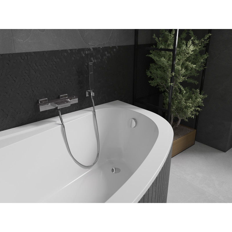 Mexen Westa rohová vaňa ľavá 160 x 100 cm, biela - 560116010001