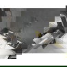 Mexen Cube obdĺžniková vaňa 170 x 80 cm s krytom a 1-krídlovým paravánom 50 cm, transparentná, zlatá - 550517080X9505000050