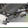 Mexen Cube obdĺžniková vaňa 170 x 80 cm s krytom a 1-krídlovým paravánom 50 cm, transparentná, zlatá - 550517080X9505000050