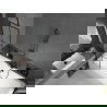 Mexen Cube obdĺžniková vaňa 170 x 80 cm s obkladom a 1-krídlovou sprchovou zástenou 50 cm, Čierny vzor - 550517080X9505007077