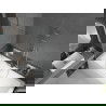 Mexen Cube obdĺžniková vaňa 170 x 80 cm s krytom a jednokrídlovou zástenou 70 cm, transparentná, chróm - 550517080X9507000001