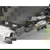 Mexen Cube obdĺžniková vaňa 170 x 80 cm s krytom a 1-krídlovým zástenou 70 cm, transparentná, zlatá - 550517080X9507000050