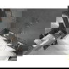 Mexen Cube obdĺžniková vaňa 170 x 80 cm s panelom a paravánom 1-krídlovým 80 cm, transparentná, chróm - 550517080X9508000001