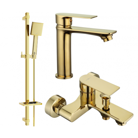 Mexen Royo DQ45 vaňový set, zlatý - 72203DQ45-50