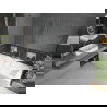 Mexen Cube obdĺžniková vaňa 170 x 80 cm s krytom a jedným krídlovým paravánom 90 cm, transparentný, chróm - 550517080X9509000001