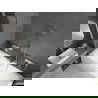 Mexen Cube obdĺžniková vaňa 170 x 80 cm s krytom a jedným krídlovým paravánom 90 cm, transparentný, chróm - 550517080X9509000001