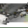 Mexen Cube obdĺžniková vaňa 170 x 80 cm s panelom a 1-krídlovou zástenou 90 cm, transparentná, zlatá - 550517080X9509000050