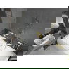 Mexen Cube obdĺžniková vaňa 180 x 80 cm s krytom a 1-krídlovým zástenou 60 cm, transparentná, zlatá - 550518080X9506000050