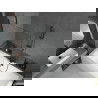 Mexen Cube obdĺžniková vaňa 180 x 80 cm s panelom a paravánom s 1-krídlom 100 cm, transparentný, čierny - 550518080X9510000070