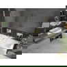 Mexen Cube obdĺžniková vaňa 170 x 80 cm s obkladom a 2-krídlovou zástenou 80 cm, Transparentné, Zlatá - 550517080X9208025000