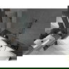 Mexen Cube obdĺžniková vaňa 170 x 80 cm s obkladom a 2-krídlovou zástenou 80 cm, Transparentné, Čierna - 550517080X9208027000