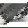 Mexen Cube obdĺžniková vaňa 170 x 80 cm s obkladom a 2-krídlovou zástenou 100 cm, Transparentné, Chrómová - 550517080X9210020100