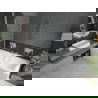 Mexen Cube obdĺžniková vaňa 170 x 80 cm s obkladom a 2-krídlovou zástenou 100 cm, Transparentné, Chrómová - 550517080X9210020100