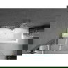 Mexen Cube obdĺžniková vaňa 170 x 80 cm s obkladom a 2-krídlovou zástenou 100 cm, Transparentné, Chrómová - 550517080X9210020100