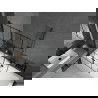 Mexen Cube obdĺžniková vaňa 170 x 80 cm s obkladom a 2-krídlovou zástenou 100 cm, Čierny vzor - 550517080X9210027077