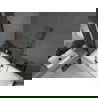 Mexen Cube obdĺžniková vaňa 170 x 80 cm s obkladom a 2-krídlovou zástenou 120 cm, Transparentné, Čierna - 550517080X9212027000