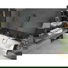 Mexen Cube obdĺžniková vaňa 170 x 80 cm s obkladom a 2-krídlovou zástenou 120 cm, Transparentné, Čierna - 550517080X9212027000
