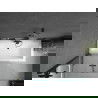 Mexen Cube obdĺžniková vaňa 170 x 80 cm s obkladom a 2-krídlovou zástenou 120 cm, Transparentné, Čierna - 550517080X9212027000