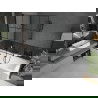 Mexen Cube obdĺžniková vaňa 170 x 80 cm s obkladom a 2-krídlovou zástenou 120 cm, Čierny vzor - 550517080X9212027077