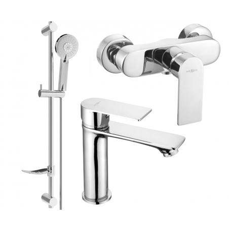 Mexen Royo DF40 set sprchovej súpravy, chróm - 72204DF40-00