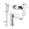 Mexen Royo DF40 set sprchovej súpravy, chróm - 72204DF40-00
